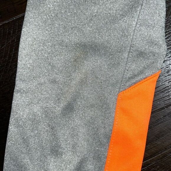 Nike youth size large gray and orange hoodie with small stain- see all photos - Picture 5 of 5